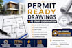 provide architectural structural plan mep drawing usa stamp city permit hvac