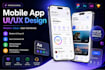 design ios and android mobile app UI UX in figma