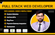 build or rebuild website development as full stack web developer