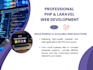 build custom and efficient websites or web apps using PHP and laravel