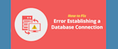 fix database connection error in wordpress