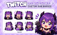 create unique twitch emotes or sub badges