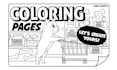 draw custom coloring book pages for kids, adults and KDP