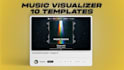 make a youtube music visualizer and audio spectrum