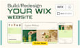 design or redesign custom wix website, wix developer