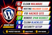 remove malware from wordpress website and hosting server