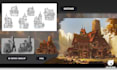 create game environment 2d and 3d for concept art