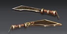 create weapon design and illustration