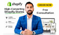 design, redesign or develop a high converting shopify store or ecommerce website