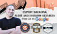 audit and disavow negative SEO backlinks