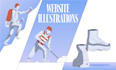 design modern illustrations for your website