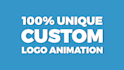 create a custom logo animation 100 percent unique