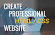 create custom  HTML and css website