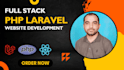 develop web app using laravel with API intergration