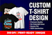 create a cool graphic t shirt design