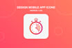 design stunning mobile app icons