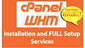 install and setup cpanel whm or any free control panel whm issues