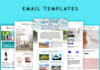 design editable, responsive mailchimp and html newsletter template