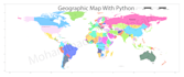 do geographic map, gis work and spatial analysis with python