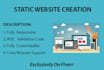 make a static website with HTML5 , css3, and bootstrap