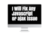 fix javascript and ajax issue
