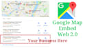 embed your google maps in 2500 web2 sites to get gmb ranking in local pack