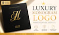 design a luxury monogram logo design for your brand