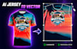 layout your jersey designs into patterns for sublimation