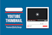 design catchy youtube thumbnail