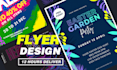 design a modern minimalist event flyer within 12 hours