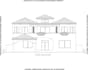 architectural house front elevation