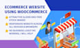 create ecommerce website using woocommerce and elementor