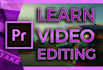 teach video editing in adobe premiere pro