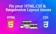 fix html,css,wordpress and responsive issues