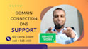 connect domain, add link and setup fix custom domain brand url