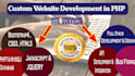 do responsive custom website development in PHP