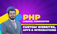develop custom websites in laravel, python and react as full stack developer