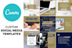 design canva social media templates for your brand