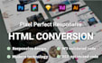 convert xd to HTML, figma to HTML, PSD to HTML with bootstrap