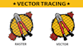 convert image to vector tracing, vectorize image, png to vector