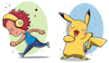 your character as a cute anime chibi in kawaii style