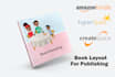 do book layout formatting for kindle publishing or ebook