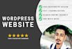 build a creative wordpress website