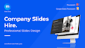 design a sleek company profile powerpoint presentation