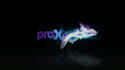 create energetic particle logo and text intro animation