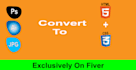 convert psd,sketch,wireframe,ai to responsive design