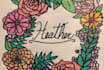 customize flower name art