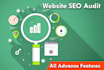 do an advanced SEO audit report