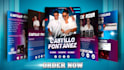 design professional epk, press kit, one sheet, media kit etc