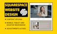do complete squarespace website or redesign website